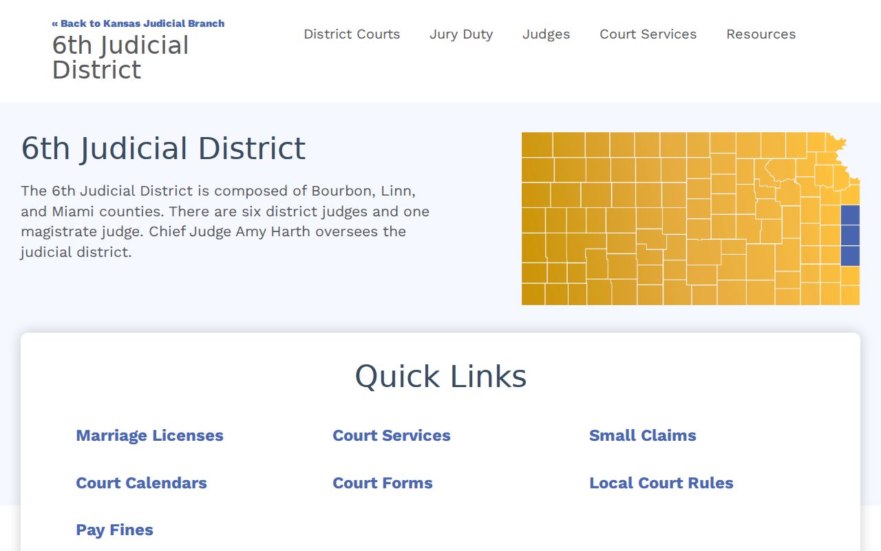 Kansas district court records guidance for portal and courthouse access