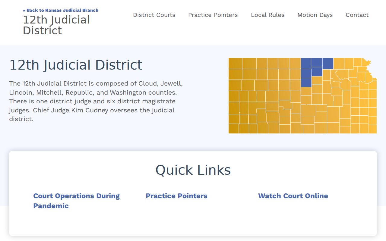 Mitchell County court docket judicial district source